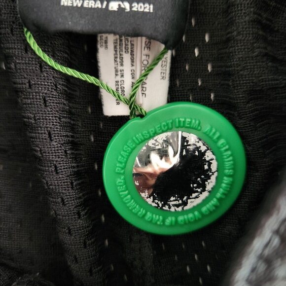 New Era x Eric Emanuel Shorts Black Miami Marlins Baseball Collab Mens Small EUC - Picture 7 of 10